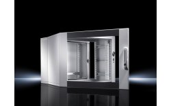 Wall-mounted enclosures EL, 3-part with punched rails and mounting angles