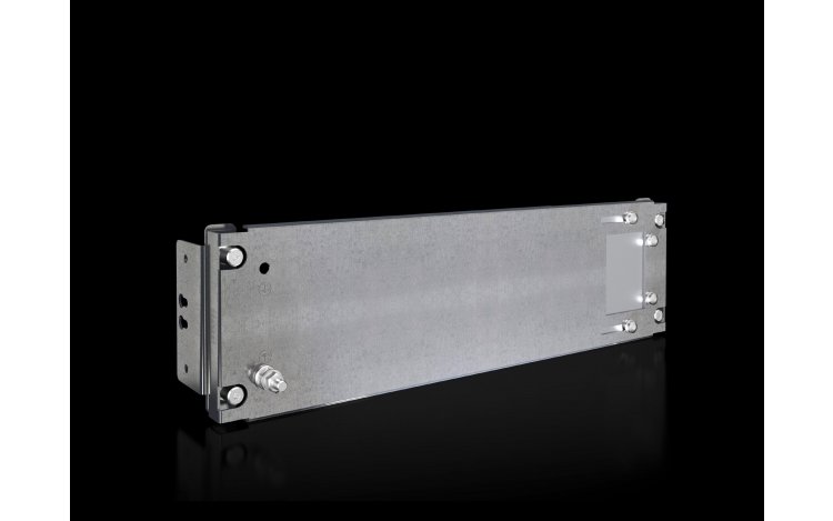 Partial mounting plate for compartment side panel