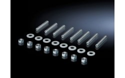 Threaded bolts for sliding blocks and sliding nuts