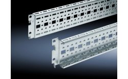 TS punched section with mounting flange, 17 x 73 mm