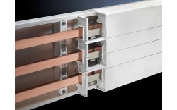 Base tray for RiLine busbar systems