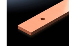 Busbar E-Cu, slotted