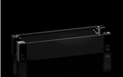 Base/plinth corner piece with base/plinth trim panels, front and rear