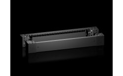 Base/plinth corner piece with base/plinth trim panels, front and rear