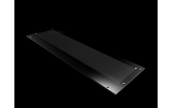 Plastic gland plate for compartment divider