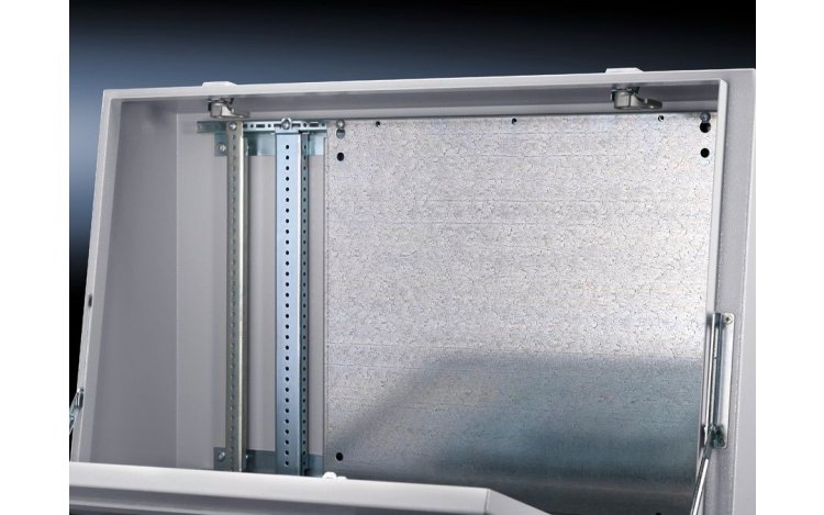 Partial mounting plates, locable into rails for TP, TS, VX SE