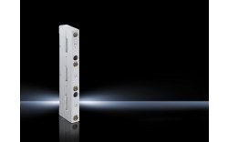 Busbar support for flat copper busbars