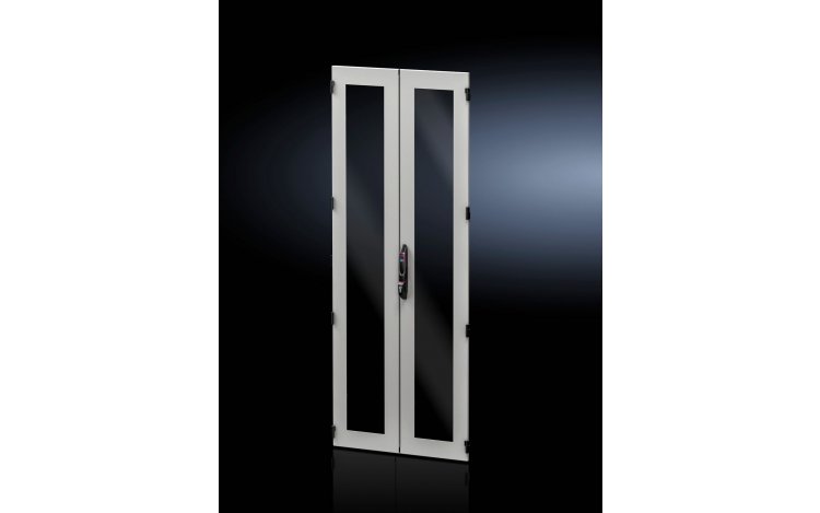 Sheet steel glazed door, vertically divided for VX IT