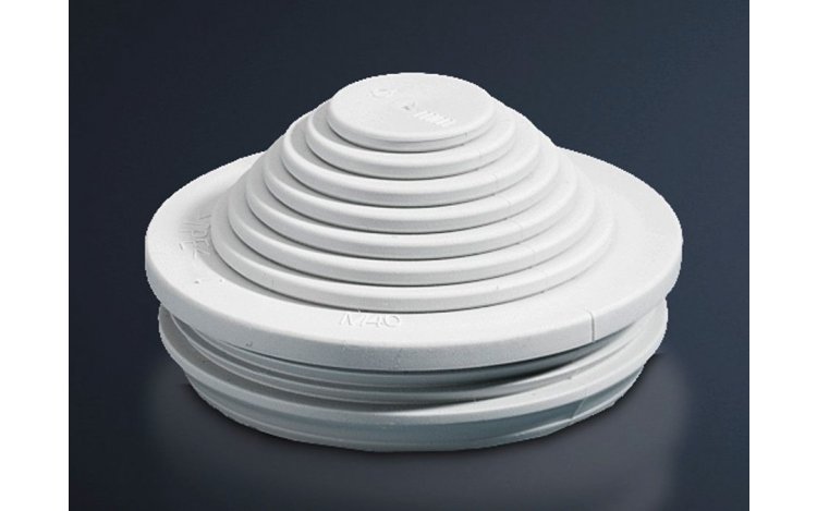 Stepped collar For wall thicknesses from 1.5 to 4.5 mm
